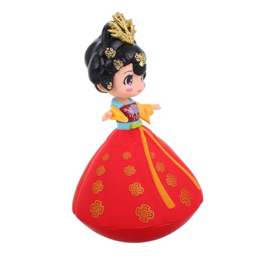 FOYTOKI Traditionelle chinesische Prinzessin Tumbler Puppe Tang Dynastie Handwerk Musik Spielzeug für Baby Mädchen Puppe Spielzeug dekorative Handarbeit von FOYTOKI