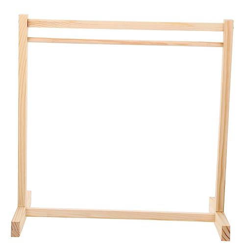 FOYTOKI Kleiderbügel Für Babypuppen 20 cm Kleiderbügel Aus Holz Für Puppen Aufbewahrungsregal Für Jungen Und Mädchen Spielzeugzubehör von FOYTOKI