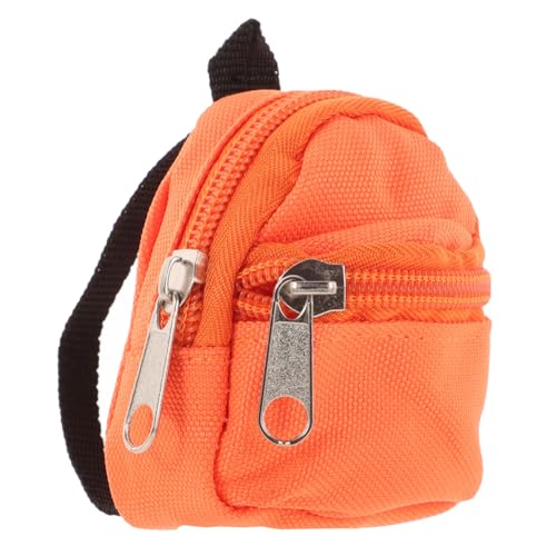 FOYTOKI Puppenrucksack Kinder sammlerstücke Mini-Schultasche süße Puppentasche Spielzeuge Büchertasche Mini- -DIY-Accessoire Rucksacktasche für Simulationspuppen Stoff von FOYTOKI