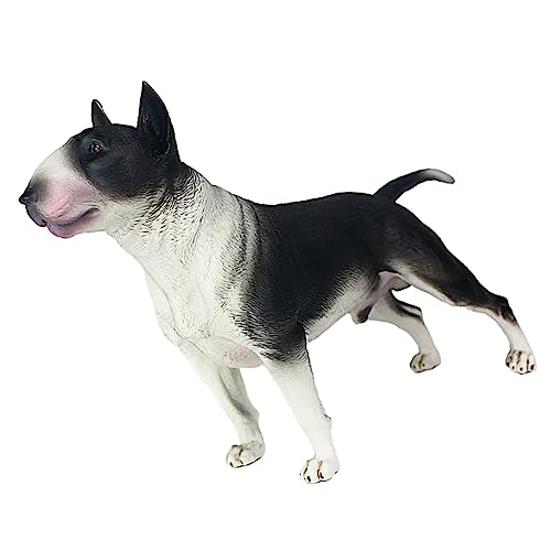 FOYTOKI Bullterrier-Hundespielzeug weich und entzückend stehendes Welpenmodell für Kleinkinder von FOYTOKI