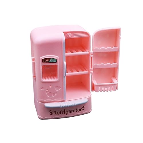 FOYTOKI Puppenhaus Mini Kühlschrank Jungen Und Mädchen Spielzeug Mädchen Spielzeug Baby Puppe Mini Spielzeug Realistische Mini Möbel von FOYTOKI