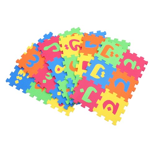 FOYTOKI Spielmatte Aus Eva Schaumstoff Puzzlematte Für Kleinkinder Mit Arabischen Buchstaben Schadstofffrei Und rutschfest Weich Und Bequem Für Den Boden Ideal Zum Spielen Und Lernen von FOYTOKI