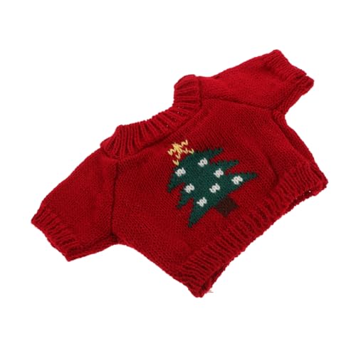 FOYTOKI Spielzeug Bär Pullover Puppenkostüm Bären Kleidung Stofftier Kleidungszubehör Stofftier Outfit Entzückende Bären Dekoration Weihnachtsbär Spielzeug Stofftier Kleidung von FOYTOKI