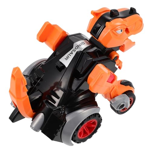 FOYTOKI Spielzeugauto Mini-Spielzeug Kinderspielzeug Jungenspielzeug interaktives Spielzeug Kinder Spielzeug Fun Toy Autospielzeug für Kinder Dinosaurier-Lernspielzeug Plastik Orange von FOYTOKI