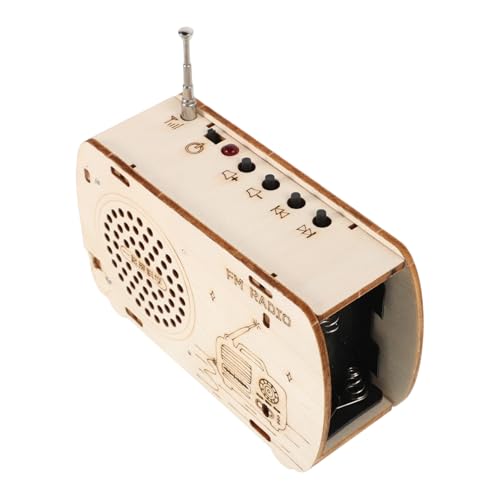 FOYTOKI Stem Radio Bausatz Holz DIY Experimentierkit Wissenschaftliches Lernspielzeug für Jungen Mädchen Kreative Handarbeit Bildungsbaukasten FOYTOKI Stem Radio Bausatz Holz DIY Experimentierkit Wissenschaftliches Lernspielzeug für Jungen Mädchen Kreative Handarbeit Bildungsbaukasten von FOYTOKI