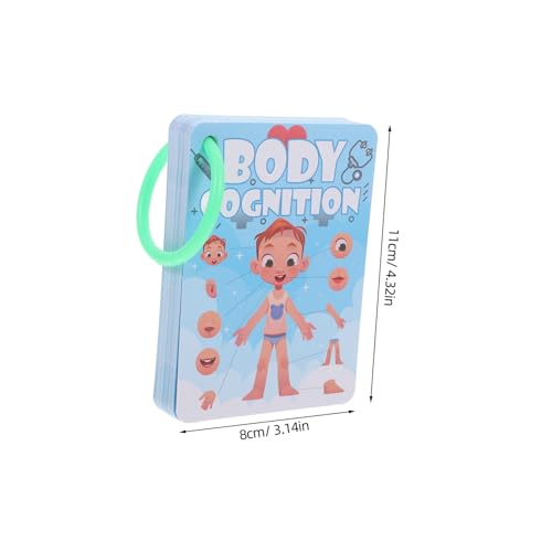 FOYTOKI Teiliges Körpererkennungs Lernkarten für Tragbare Pädagogische Spielkarten zur Kognitiven Entwicklung Interaktive Körperteile Flashcards für Kleinkinder Lernspielzeug FOYTOKI Teiliges Körpererkennungs Lernkarten für Tragbare Pädagogische Spielkarten zur Kognitiven Entwicklung Interaktive Körperteile Flashcards für Kleinkinder Lernspielzeug von FOYTOKI