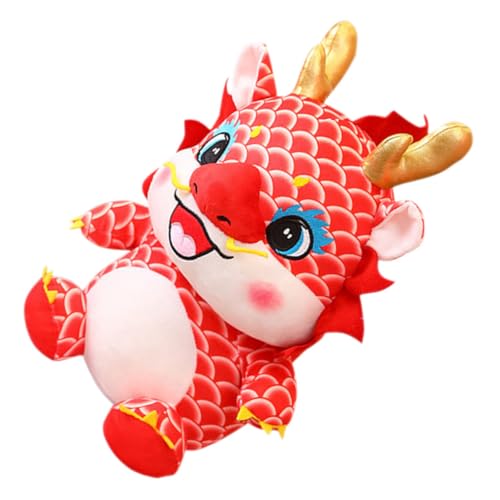 FOYTOKI Tierkreis Drachen Puppe Ausgestopfte Drachen Dekoration Für Chinesisches Neujahr üsch Ornament Kawaii Stil Für Und Drachenliebhaber von FOYTOKI