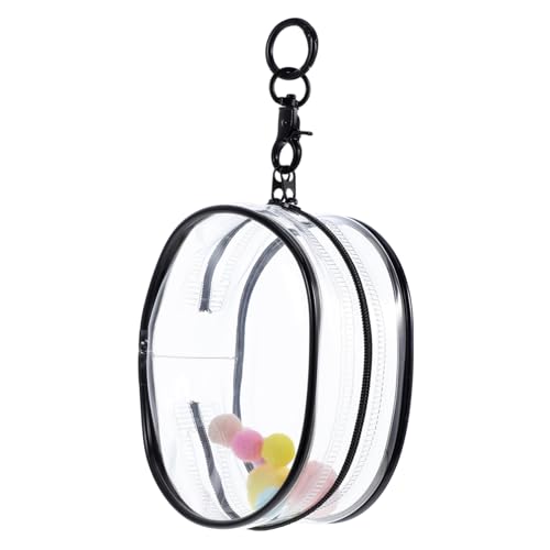 FOYTOKI Transparente PVC Display Tasche für Puppen Mini Aufbewahrungstasche mit Schlüsselanhänger Leicht Schützend und Vielseitig für Figuren und Zubehör FOYTOKI Transparente PVC Display Tasche für Puppen Mini Aufbewahrungstasche mit Schlüsselanhänger Leicht Schützend und Vielseitig für Figuren und Zubehör von FOYTOKI