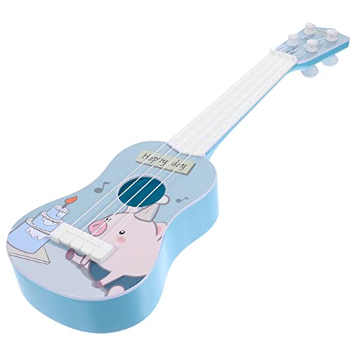 FOYTOKI Ukulele Pädagogische Gitarre Für Kinder Spielzeuggitarre Für Kleinkinder Kinderinstrument Spielzeug Kindergitarre Für Jungen Musikspielzeug Für Kindergitarre Kinder Gitarre Plastik von FOYTOKI