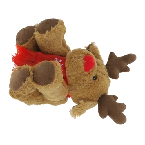 FOYTOKI Weihnachts üsch Elch Niedliche Xmas Hirsch Puppe Für Und ädchen Weiches Stofftier Hellbraun Ideales Zur Weihnachtszeit von FOYTOKI