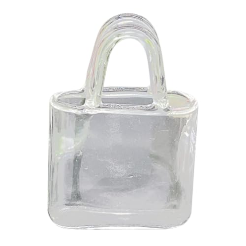 FOYTOKI tragbare Glastasche Fischdekorationen für Tank Spielzeugbehälter Puppenhausblumen Mini-Terrarium Kinder sicherheitsleine Safe Kinder Dolly- -Dekor Puppenmöbel Transparent von FOYTOKI