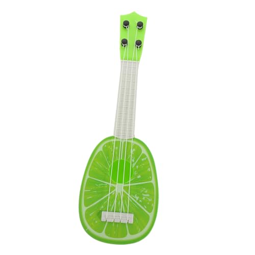 Obst Ukulele Spielzeug Musikinstrumente Gitarre Kinderspielzeug Mini Ukulele Simulation Musikinstrument Spielen Kunststoffinstrument Musikinstrument Modell Abs Grün FOYTOKI von FOYTOKI