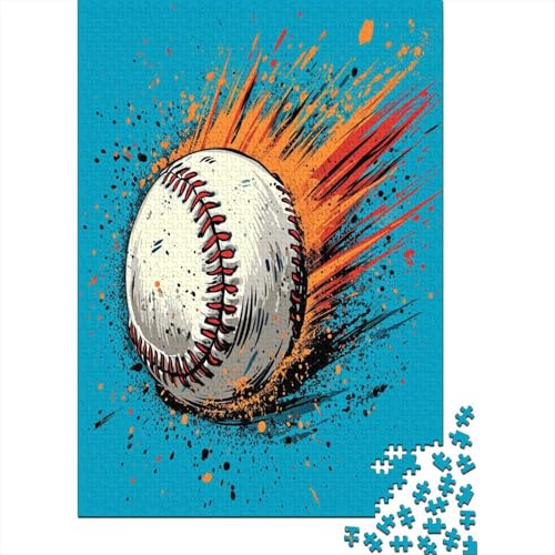 Baseball Puzzle 1000 Teile Puzzle Für Erwachsene Und Kinder Ab 14 Jahren Puzzel 1000pcs (75x50cm) von FPAKAKIIE