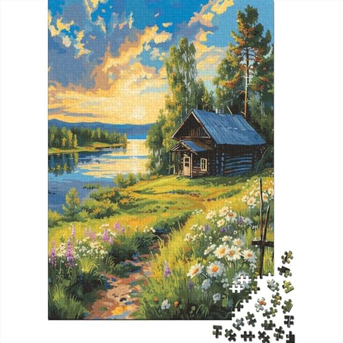 Berghütte Puzzlespiel 1000 Teile Für Erwachsene, Einzigartige Kunstwerke Und Vorlage - Geburtstagsgeschenk - Spaßige Puzzles Mit Überraschung Von Puzzle in A Bag Puzzel 1000pcs (75x50cm) von FPAKAKIIE