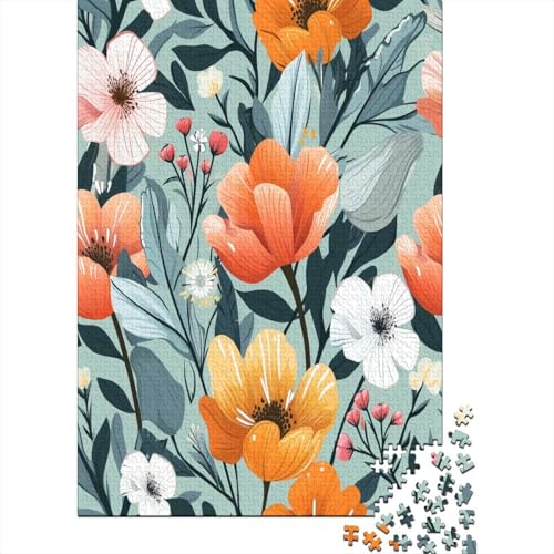 Blume 1000 Teile Puzzle Für Erwachsene, Hochwertige Recycelbare MateriAußerirdische Und Druck Puzzlespiel, Familienspiel, Geschenk Für Liebhaber Oder Freunde Puzzel 1000pcs (75x50cm) von FPAKAKIIE