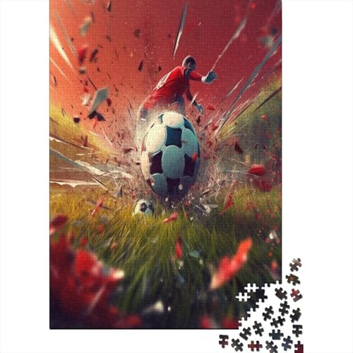 Fußball Puzzle 1000 Teile Erwachsene Puzzles Für Erwachsene Klassische Puzzles 1000 Teile Erwachsene Puzzlespiel Schwer Pädagogisches Spielzeug Erwachsene Kinder Puzzel 1000pcs (75x50cm) von FPAKAKIIE