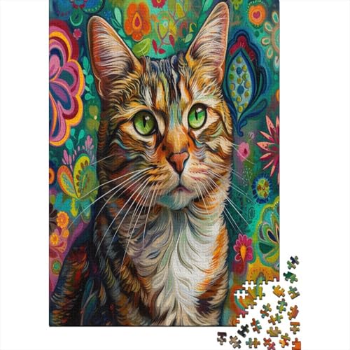 Kat Puzzle 1000 Teile, Erwachsene, Klassische Puzzle, Impossible Puzzle,GesKükenlichkeitsspiel Für Die Ganze Familie Erwachsenenpuzzle Ab 14 Jahren Puzzel 1000pcs (75x50cm) von FPAKAKIIE