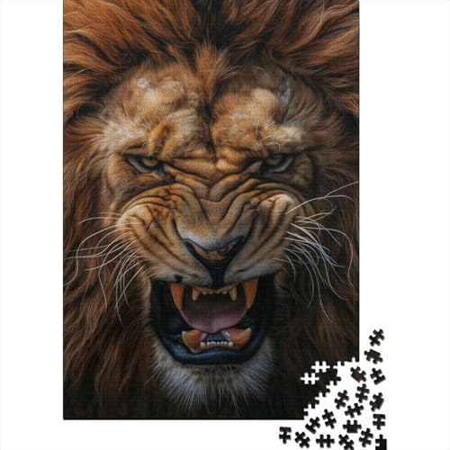 Löwe Puzzle 1000 Teile, Erwachsene, Klassische Puzzle, Impossible Puzzle,GesKükenlichkeitsspiel Für Die Ganze Familie Erwachsenenpuzzle Ab 14 Jahren Puzzel 1000pcs (75x50cm) von FPAKAKIIE