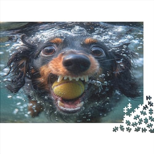 Rottweiler Puzzle 1000 Teile Für Erwachsene Und Kinder Ab 14 Jahrenfür Stressabbauer Puzzlespiel Erwachsenen Puzzlespiel Puzzel 1000pcs (75x50cm) von FPAKAKIIE