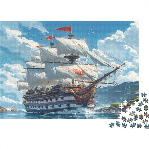 SailBoot Puzzle 1000 Teile Puzzle Für Erwachsene Und Kinder Ab 14 Jahren Puzzel 1000pcs (75x50cm) von FPAKAKIIE