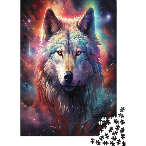 Wolf Puzzle 1000 Teile, Erwachsene, Klassische Puzzle, Impossible Puzzle,GesKükenlichkeitsspiel Für Die Ganze Familie Erwachsenenpuzzle Ab 14 Jahren Puzzel 1000pcs (75x50cm) von FPAKAKIIE