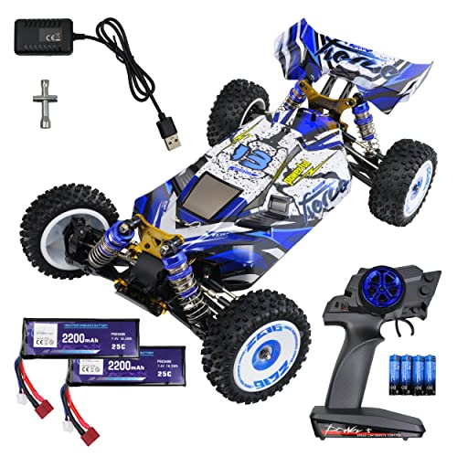 RC Buggy 1:12 FPS B12B PRO Offroad/Onroad Elektro Auto - Brushless Motor bis 75 km/h - 4WD (Allrad), 35cm, Metall: Differentiale – Unterboden - Öldruckstoßdämpfer, 2.4G Fernbedienung, RTR: 2X Akku von FPS Bundle