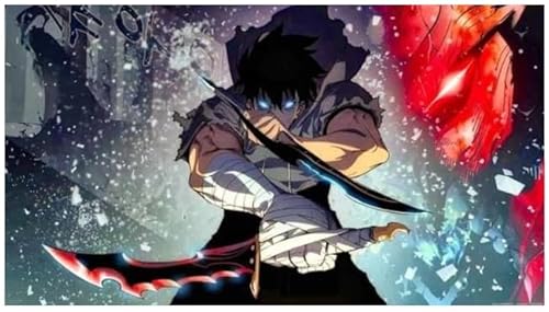 Koreanisches Anime Solo Leveling Poster Puzzle 1000 Teile Puzzle Erwachsene Kinder Lernspiel Gi76Kq 50x70CM Koreanisches Anime Solo Leveling Poster Puzzle 1000 Teile Puzzle Erwachsene Kinder Lernspiel Gi76Kq 50x70CM von FPTZL