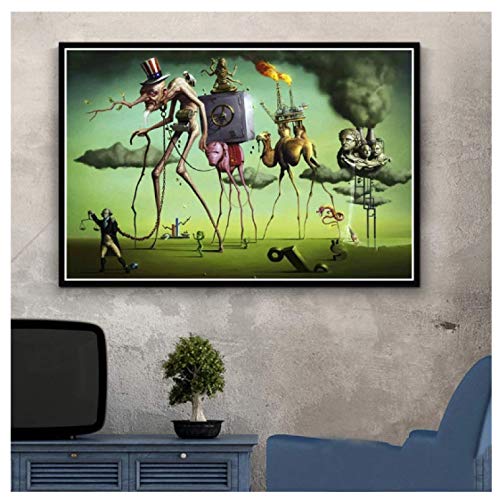 Puzzle 1000 Teile Retro Psychedelische Malerei Salvador Dali Surrealismus Abstraktes Poster Spielzeug für Erwachsene Dekompressionsspiel K98Ya 38x26CM Puzzle 1000 Teile Retro Psychedelische Malerei Salvador Dali Surrealismus Abstraktes Poster Spielzeug für Erwachsene Dekompressionsspiel K98Ya 38x26CM von FPTZL