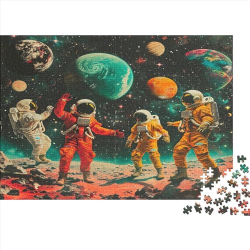 Astronaut Puzzle 1000 Teile Puzzle Für Erwachsene Und Kinder Ab 14 Jahren Puzzel 1000pcs (75x50cm) von FQBZKALIE