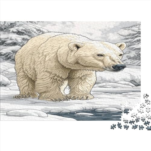 Brown Bär 1000 Teile Puzzle Für Erwachsene, Hochwertige Recycelbare MateriAußerirdische Und Druck Puzzlespiel, Familienspiel, Geschenk Für Liebhaber Oder Freunde Puzzel 1000pcs (75x50cm) von FQBZKALIE