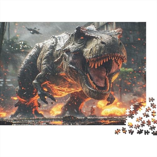 Dinosaurier Puzzle 1000 Teile Puzzle Erwachsene Schwieriges Schwer Puzzle Für Erwachsene Und Kinder Ab 14 Jahren Puzzel 1000pcs (75x50cm) von FQBZKALIE