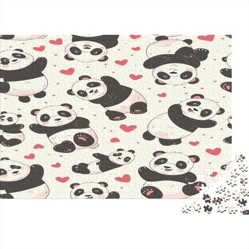 Panda Puzzlespiel 1000 Teile Jigsaw Puzzle 1000 Puzzle FüR Erwachsene Kinder Senioren Erwachsenen Puzzlespiel Puzzel 1000pcs (75x50cm) von FQBZKALIE