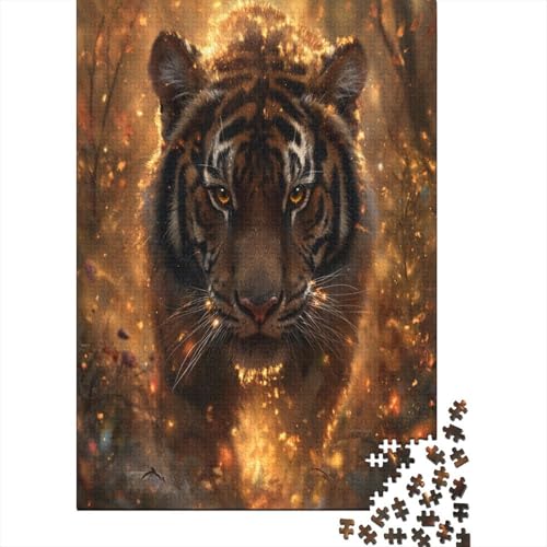 Tiger Puzzle 1000 Teile Puzzle Für Erwachsene Und Kinder Ab 14 Jahren,Puzzlespiel Erwachsenen Puzzlespiel Puzzel 1000pcs (75x50cm) von FQBZKALIE