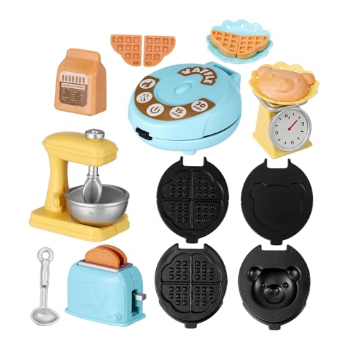 FRCOLOR 1 Satz Miniatur Spielzeugset für Puppenhaus Realistische Küchenutensilien mit Toaster und Mixer für Rollenspiele und Kreative Frühstücksszenen Leicht und Stabil aus Hochwertigem FRCOLOR 1 Satz Miniatur Spielzeugset für Puppenhaus Realistische Küchenutensilien mit Toaster und Mixer für Rollenspiele und Kreative Frühstücksszenen Leicht und Stabil aus Hochwertigem von FRCOLOR