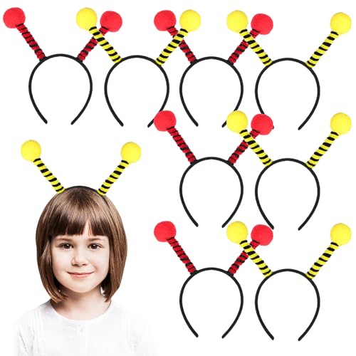 FRCOLOR 10 Stück Bienen-Antennen-Stirnbänder Tier-Stirnband Neuheits-Stirnband Lustiges Haarband Haar-Accessoire Für Tierkostüm Cosplay Anzieh von FRCOLOR