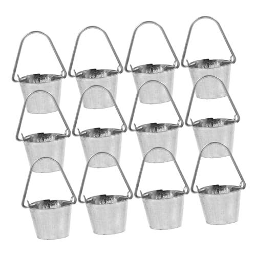 FRCOLOR 10 Stück Kleine Metalleimer Mit Griff Miniatur Gartenzubehör Gartenminiaturen Mini Metalleimer Mini Hausdekor Miniaturdekor Kleine Eimer Eimer Silber FRCOLOR 10 Stück Kleine Metalleimer Mit Griff Miniatur Gartenzubehör Gartenminiaturen Mini Metalleimer Mini Hausdekor Miniaturdekor Kleine Eimer Eimer Silber von FRCOLOR