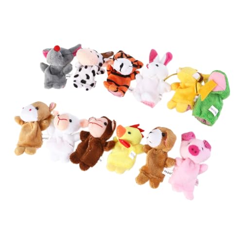 FRCOLOR 12 Stück Teiliges Bunte Fingerpuppen aus Weichem Material Verschleißfest Lehrreiches Finger Kleinkinder für Kindergarten Party und Frühe Sprachförderung FRCOLOR 12 Stück Teiliges Bunte Fingerpuppen aus Weichem Material Verschleißfest Lehrreiches Finger Kleinkinder für Kindergarten Party und Frühe Sprachförderung von FRCOLOR
