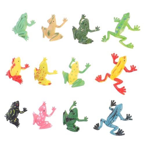 FRCOLOR 12 Stück Teiliges Kleine Kunststofffrösche Realistische Froschfiguren für Partygeschenke Jungen Mädchen Geeignet Kleine Frösche Ornament FRCOLOR 12 Stück Teiliges Kleine Kunststofffrösche Realistische Froschfiguren für Partygeschenke Jungen Mädchen Geeignet Kleine Frösche Ornament von FRCOLOR
