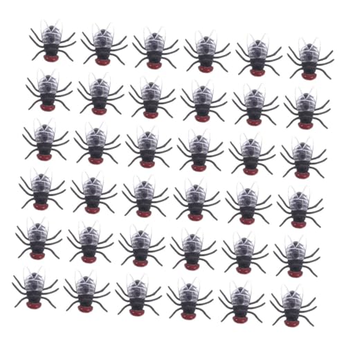 FRCOLOR 120 Stück Teiliges Realistische Kunststofffliegen als Scherzartikel für Halloween und April Fools Day Kleine Falsche Fliegen als Partydekoration und Fotorequisite für Indoor Events FRCOLOR 120 Stück Teiliges Realistische Kunststofffliegen als Scherzartikel für Halloween und April Fools Day Kleine Falsche Fliegen als Partydekoration und Fotorequisite für Indoor Events von FRCOLOR