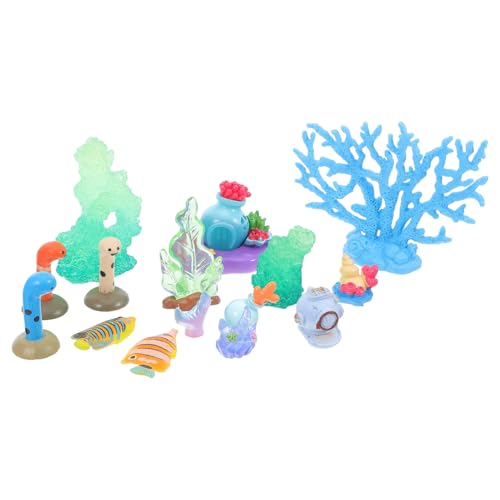 FRCOLOR 15stücke Kunstharz Miniatur-meerestiere Dekoration Meeres-dekor Korallenfiguren Schildkröte Mini-Fisch Für Aquarien Puppenhäuser Mikrolandschaften FRCOLOR 15stücke Kunstharz Miniatur-meerestiere Dekoration Meeres-dekor Korallenfiguren Schildkröte Mini-Fisch Für Aquarien Puppenhäuser Mikrolandschaften von FRCOLOR
