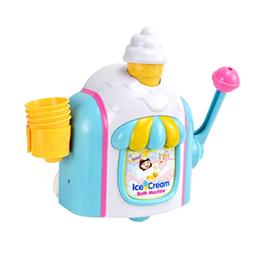 FRCOLOR Seifenblasenmaschine Spielzeug für Kinder Badespielzeug mit Eiscreme Design Automatischer Blasenspielzeug für Badewanne für Kinderpartys und Geburtstagsfeiern FRCOLOR Seifenblasenmaschine Spielzeug für Kinder Badespielzeug mit Eiscreme Design Automatischer Blasenspielzeug für Badewanne für Kinderpartys und Geburtstagsfeiern von FRCOLOR