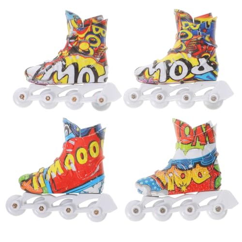 FRCOLOR 2 Paare Kompakte Finger Spielzeuge Finger Skate Modelle Mini Rollschuhe Fingerspielzeug Zubehör Lernspielzeug für Erwachsene Kreative DIY Schlüsselanhänger FRCOLOR 2 Paare Kompakte Finger Spielzeuge Finger Skate Modelle Mini Rollschuhe Fingerspielzeug Zubehör Lernspielzeug für Erwachsene Kreative DIY Schlüsselanhänger von FRCOLOR