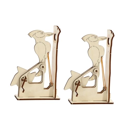 FRCOLOR 2 Sätze Holzpuzzle Specht DIY Bausatz Umweltfreundliches Lernspielzeug Hand Auge Koordination Pädagogisches Modell für FRCOLOR 2 Sätze Holzpuzzle Specht DIY Bausatz Umweltfreundliches Lernspielzeug Hand Auge Koordination Pädagogisches Modell für von FRCOLOR