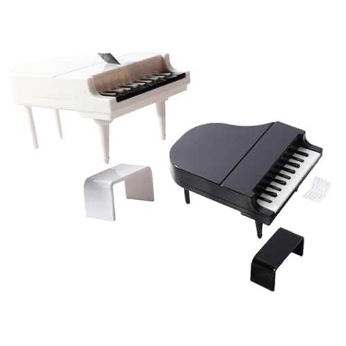 FRCOLOR 2 Sätze Puppenhaus Klavier Miniatur Modell Mini Piano Ornament mit Hocker Detailreiche Puppenmöbel Dekoration für Puppenhaus Zimmer Weiß und Schwarz Kreatives Micro Landscaping FRCOLOR 2 Sätze Puppenhaus Klavier Miniatur Modell Mini Piano Ornament mit Hocker Detailreiche Puppenmöbel Dekoration für Puppenhaus Zimmer Weiß und Schwarz Kreatives Micro Landscaping von FRCOLOR