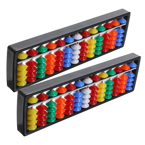 FRCOLOR 2 Stück Spaltiger aus Kunststoff Teiliges Bunte Perlen Vintage Lernspielzeug für Pädagogisches Rechenwerkzeug Kopfrechenfähigkeit und Gehirnentwicklung FRCOLOR 2 Stück Spaltiger aus Kunststoff Teiliges Bunte Perlen Vintage Lernspielzeug für Pädagogisches Rechenwerkzeug Kopfrechenfähigkeit und Gehirnentwicklung von FRCOLOR