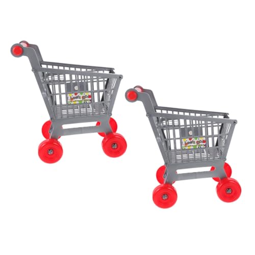 FRCOLOR 2 Stück Teiliges Einkaufwagen aus Robustem Realistische Simulation Fördert Kreativität und Hand Auge koordination Sicher und Glatt für Rollenspiele im Kaufladen FRCOLOR 2 Stück Teiliges Einkaufwagen aus Robustem Realistische Simulation Fördert Kreativität und Hand Auge koordination Sicher und Glatt für Rollenspiele im Kaufladen von FRCOLOR