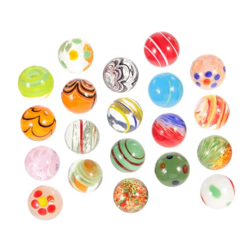 FRCOLOR 20 Stück Teiliges Bunte Glasmurmeln für Fisch Aquarium Dekoration Runde Glasperlen für Garten Blumenarrangements Vielseitige Bastel und Schmuckideen Leicht zu Reinigen Sicher und FRCOLOR 20 Stück Teiliges Bunte Glasmurmeln für Fisch Aquarium Dekoration Runde Glasperlen für Garten Blumenarrangements Vielseitige Bastel und Schmuckideen Leicht zu Reinigen Sicher und von FRCOLOR