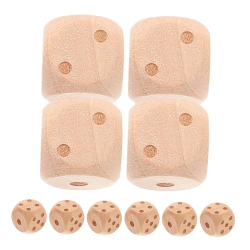 FRCOLOR 20 Stück Teiliges Set Holz Würfel mit Abgerundeten Ecken Stabile Numerische Würfel für Brettspiele und Party aus Naturbelassenem Holz FRCOLOR 20 Stück Teiliges Set Holz Würfel mit Abgerundeten Ecken Stabile Numerische Würfel für Brettspiele und Party aus Naturbelassenem Holz von FRCOLOR