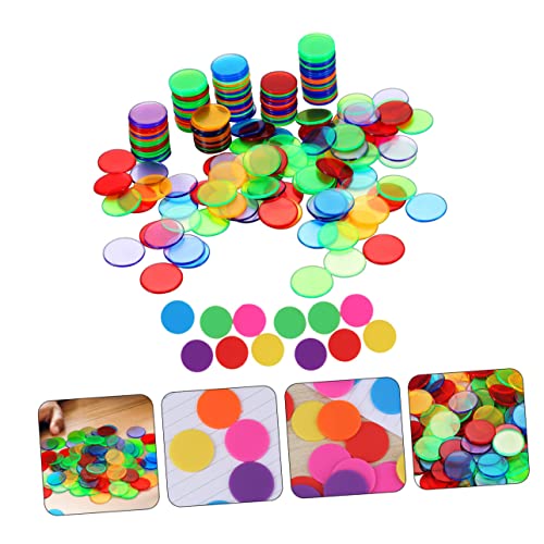 FRCOLOR 200 Stück Bunte Plastikspielchips Transparente und Einfarbige Zählchips für Mathe Lernen Gruppieren Zählen und Pokerabend Zubehör Robust und Vielseitig für Spiele und Unterricht FRCOLOR 200 Stück Bunte Plastikspielchips Transparente und Einfarbige Zählchips für Mathe Lernen Gruppieren Zählen und Pokerabend Zubehör Robust und Vielseitig für Spiele und Unterricht von FRCOLOR