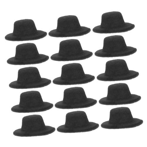 FRCOLOR 24 Stück Mini-Hut Miniaturpuppendekoration Miniaturhüte zum Basteln kleine Hüte zum Basteln Miniaturhüte zum Selbermachen Mini-Puppenmütze winzige formelle Hüte Eva Schwarz FRCOLOR 24 Stück Mini-Hut Miniaturpuppendekoration Miniaturhüte zum Basteln kleine Hüte zum Basteln Miniaturhüte zum Selbermachen Mini-Puppenmütze winzige formelle Hüte Eva Schwarz von FRCOLOR